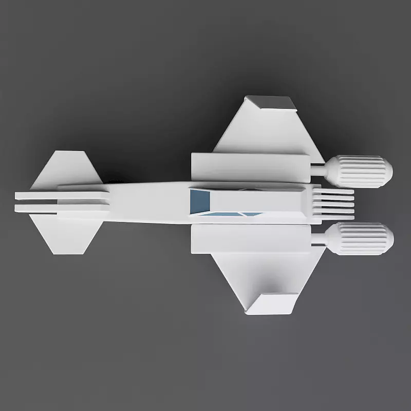 3d printable spacecraft concept 3D print model_5