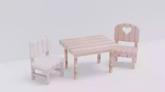 Wooden Furniture Set