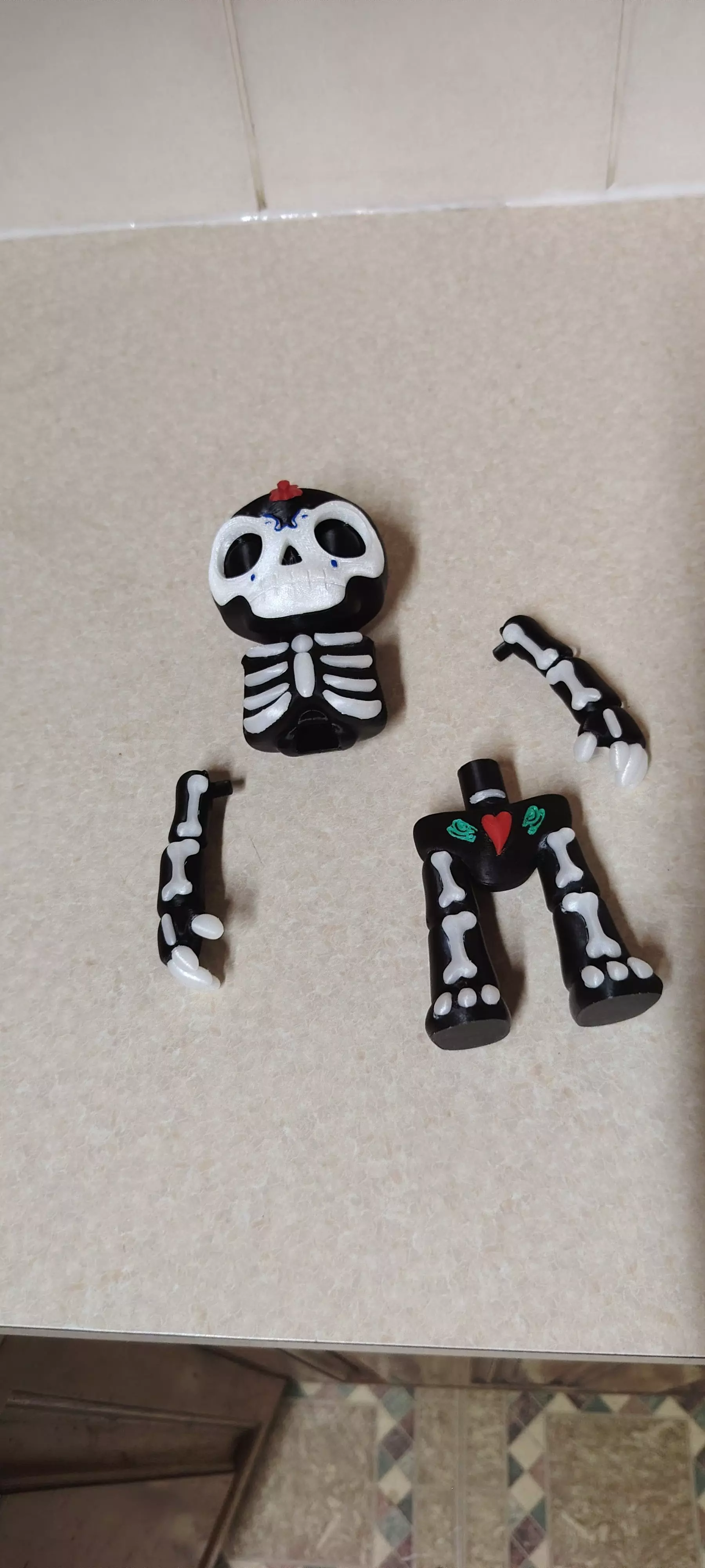 Day of the Dead Puppet no ams and solid model 3D print model_15