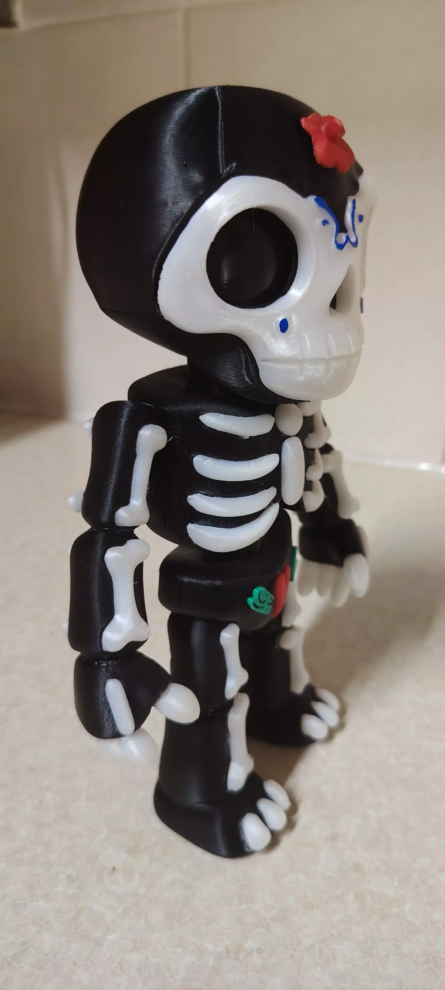 Day of the Dead Puppet no ams and solid model 3D print model_13