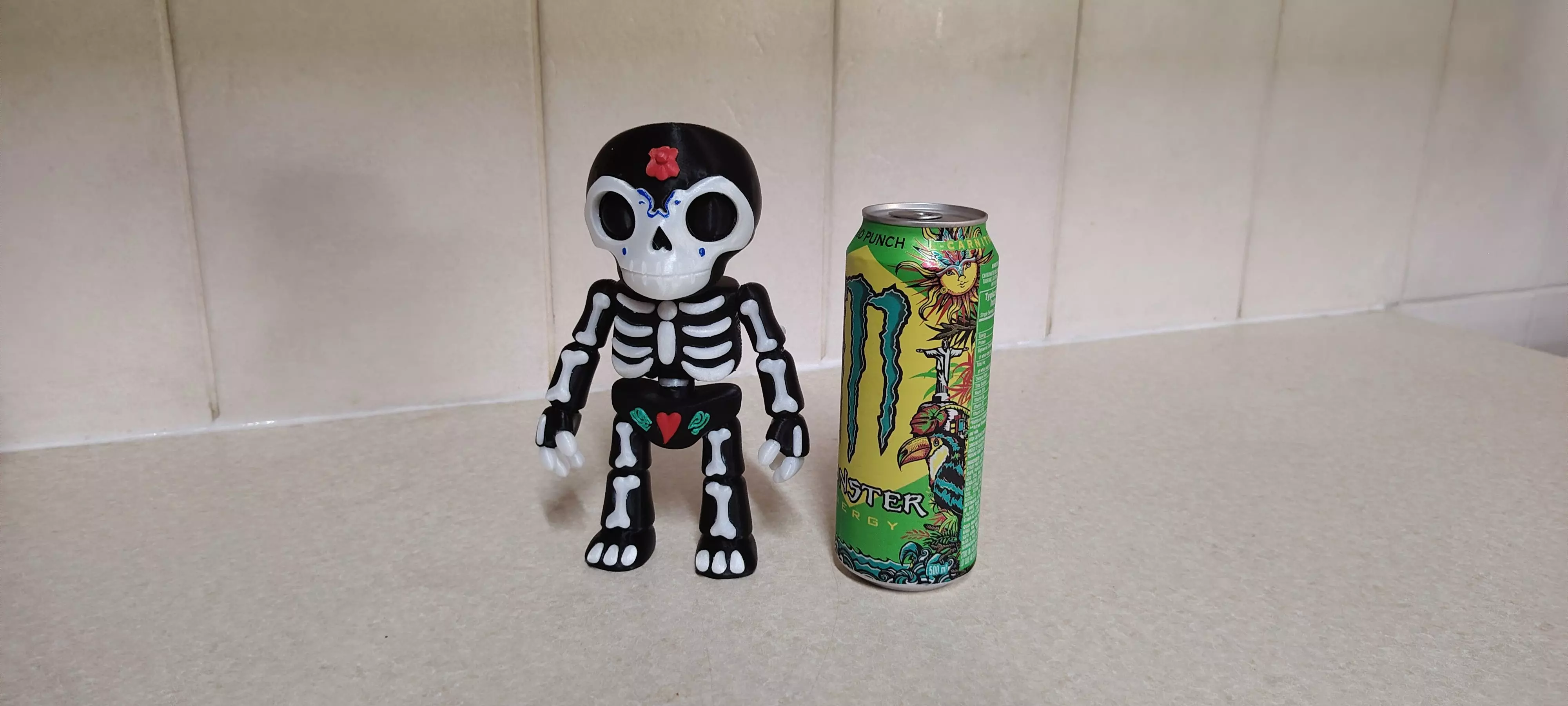 Day of the Dead Puppet no ams and solid model 3D print model_7