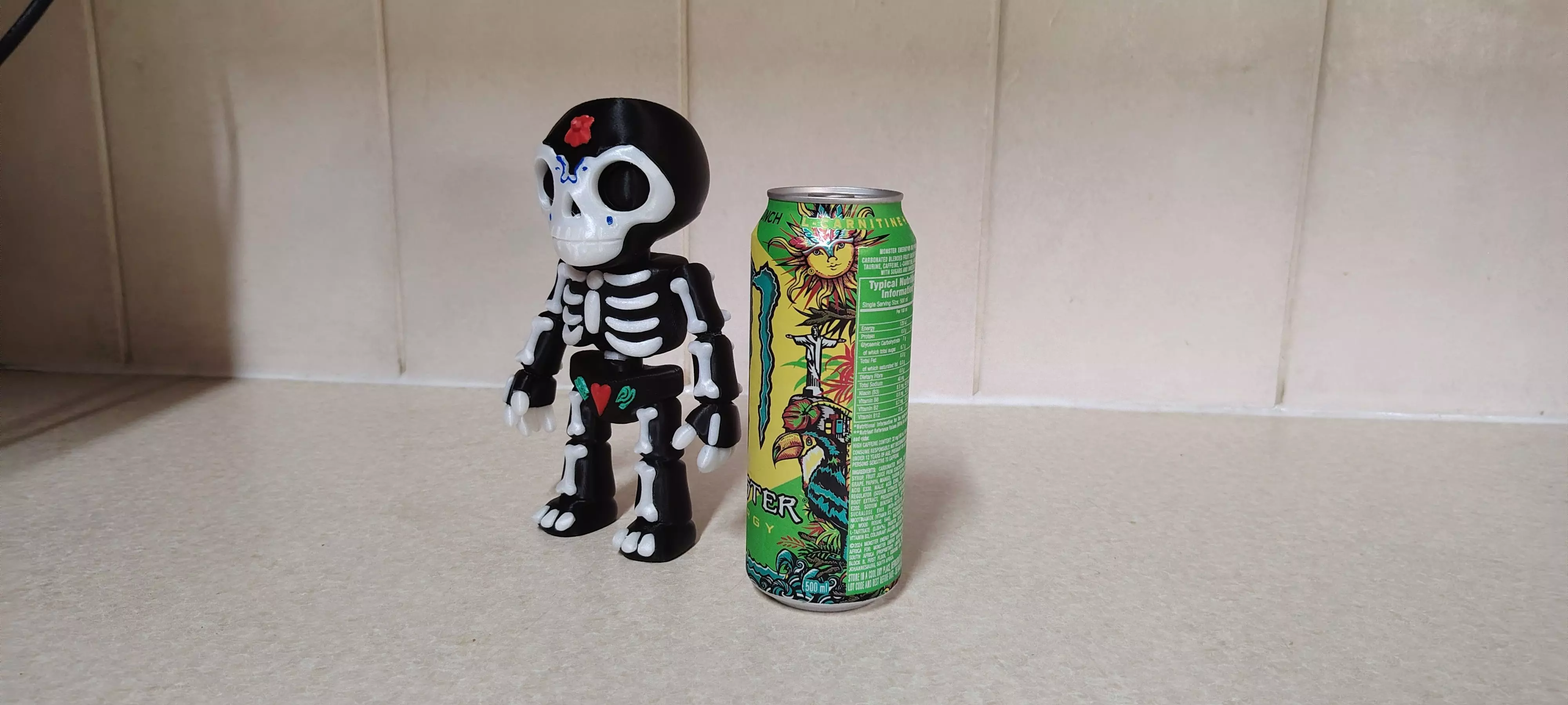 Day of the Dead Puppet no ams and solid model 3D print model_8