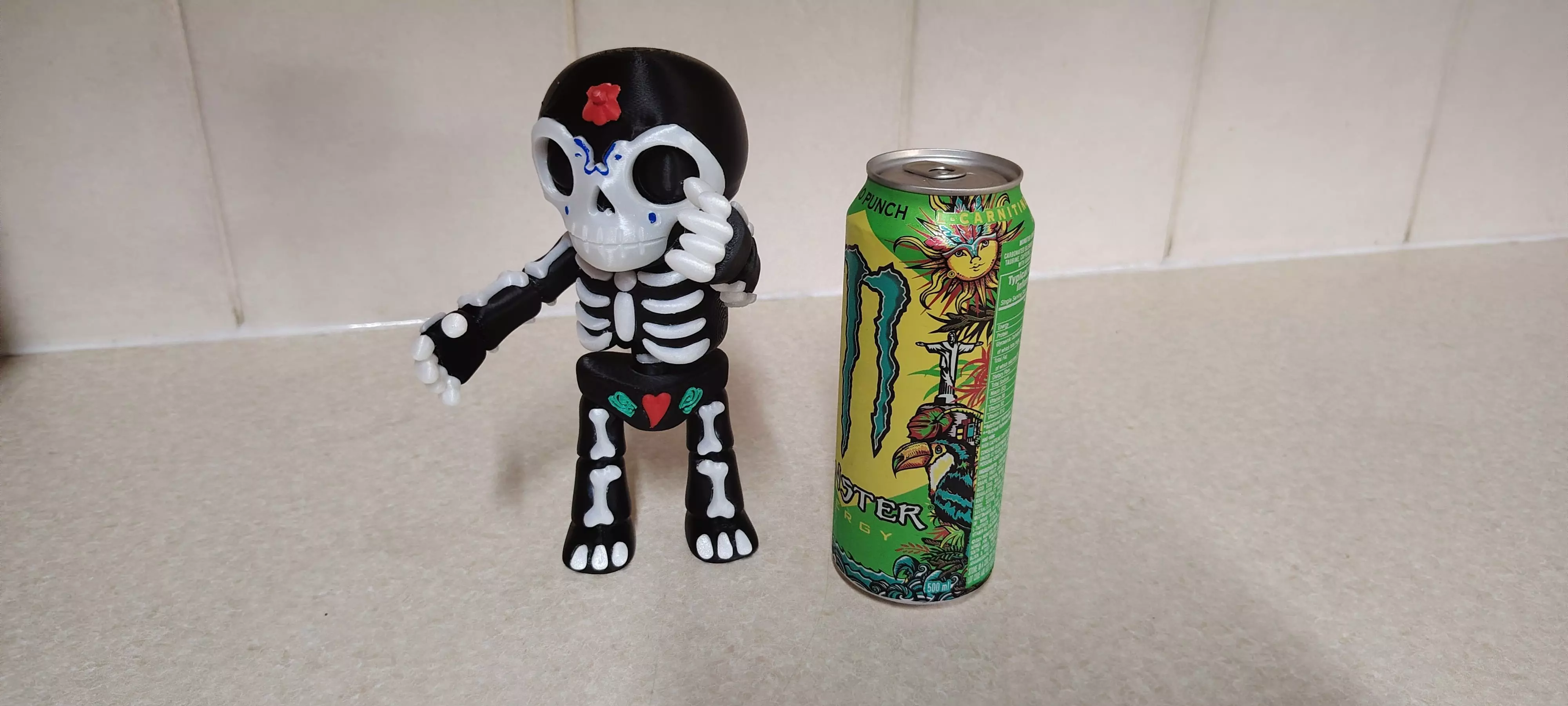 Day of the Dead Puppet no ams and solid model 3D print model_9