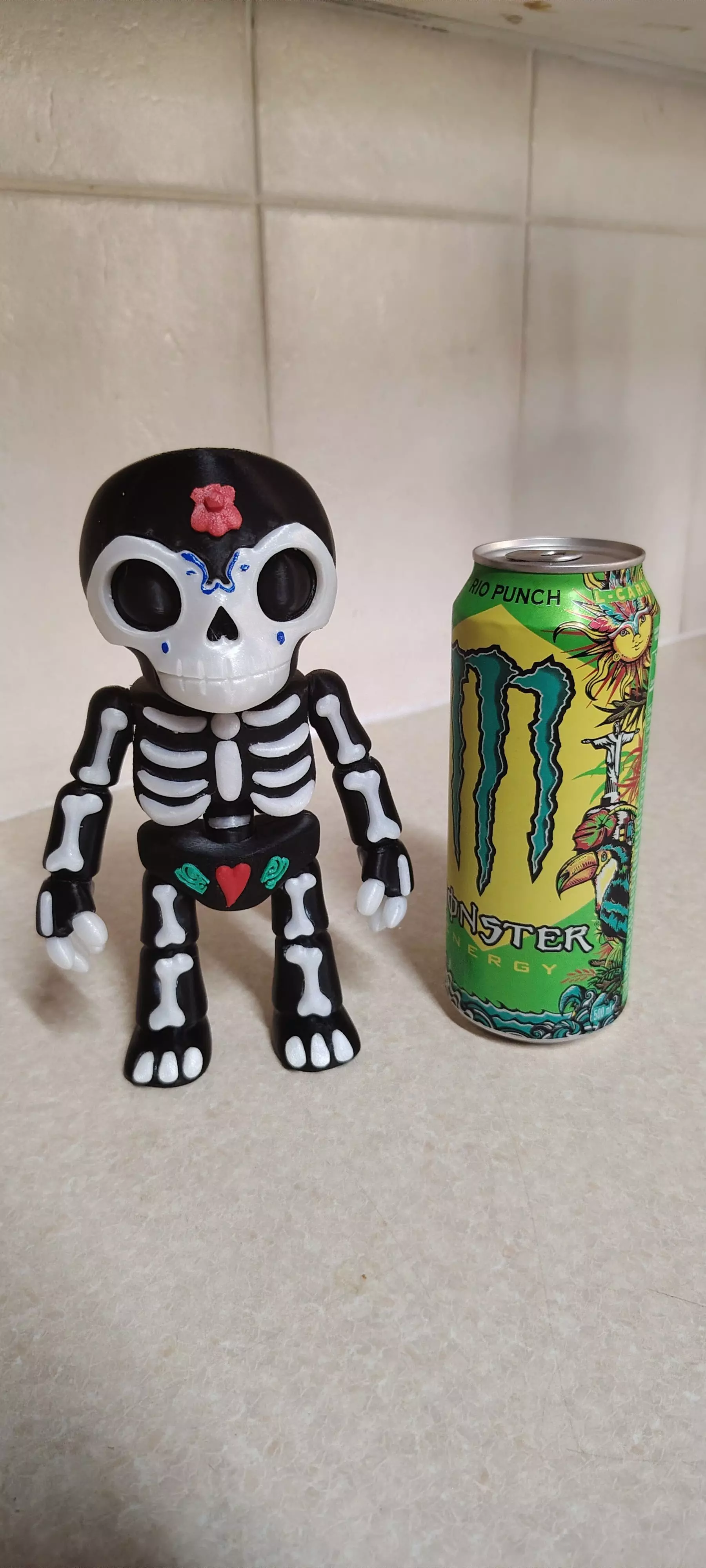 Day of the Dead Puppet no ams and solid model 3D print model_6