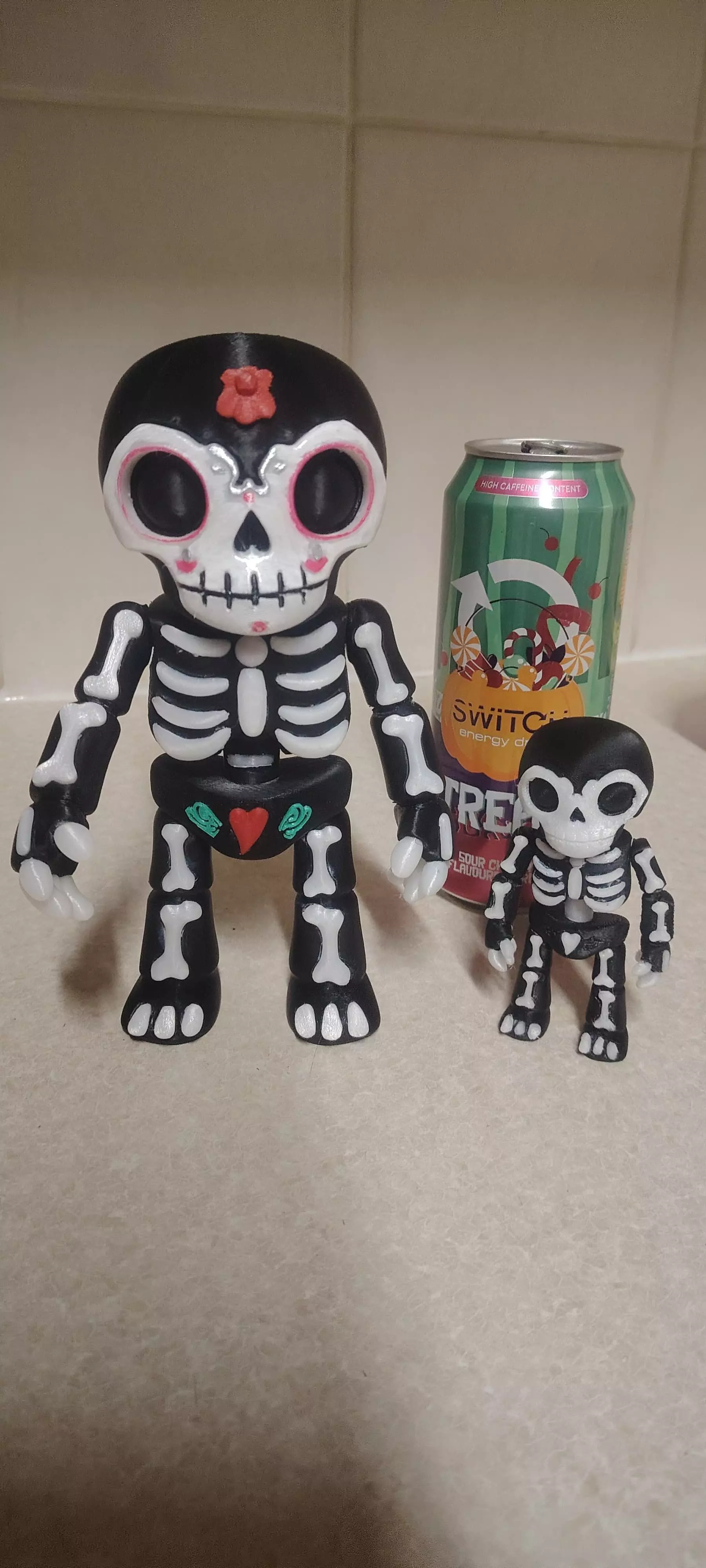 Day of the Dead Puppet no ams and solid model 3D print model_0