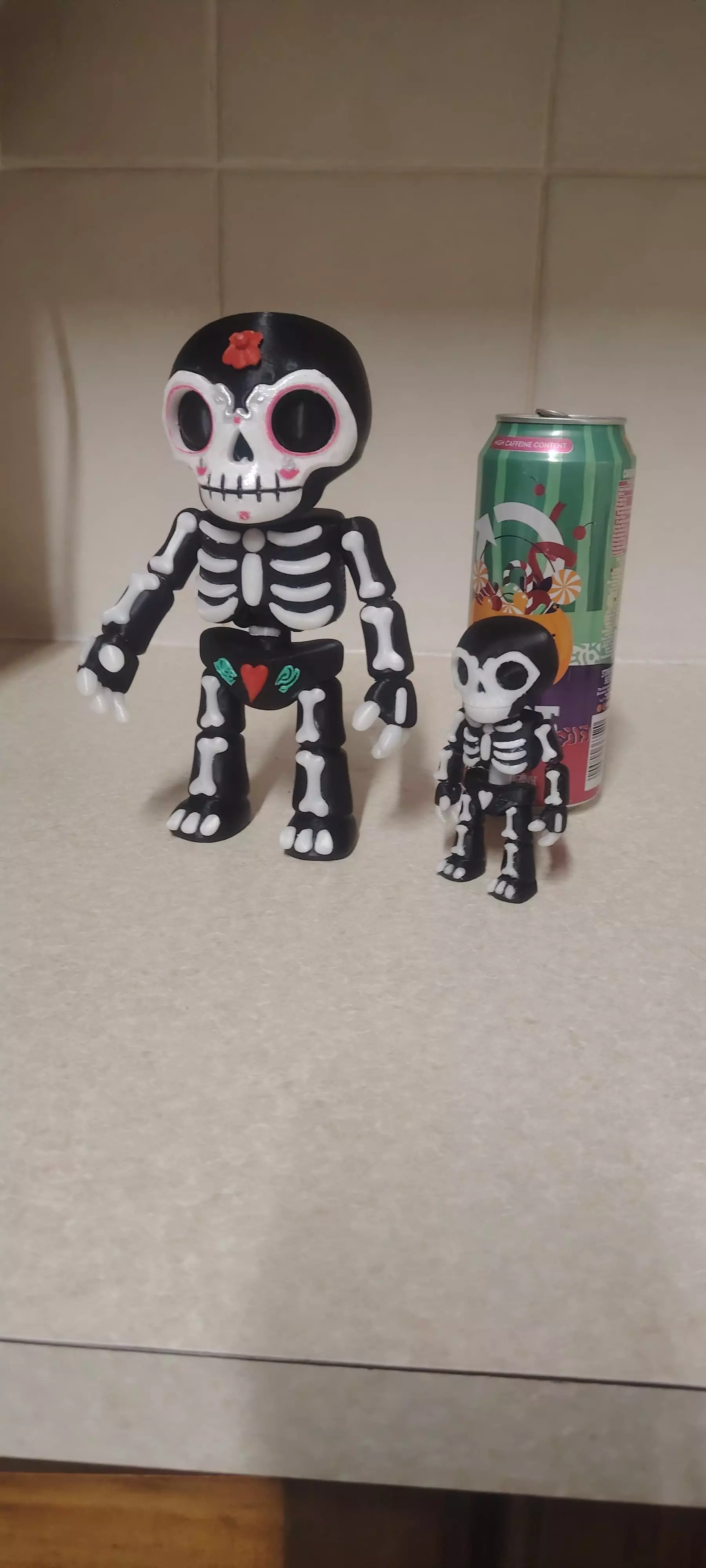 Day of the Dead Puppet no ams and solid model 3D print model_1