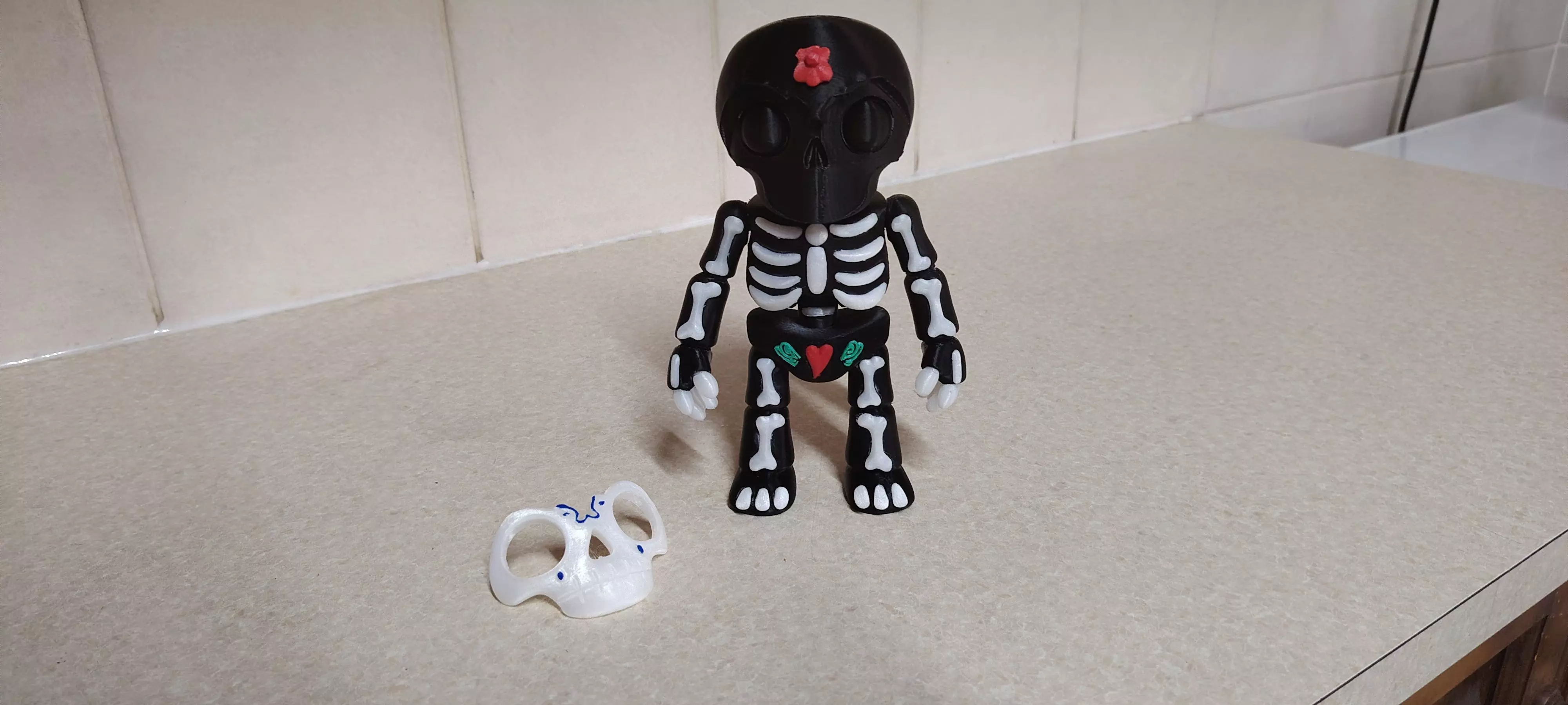 Day of the Dead Puppet no ams and solid model 3D print model_16