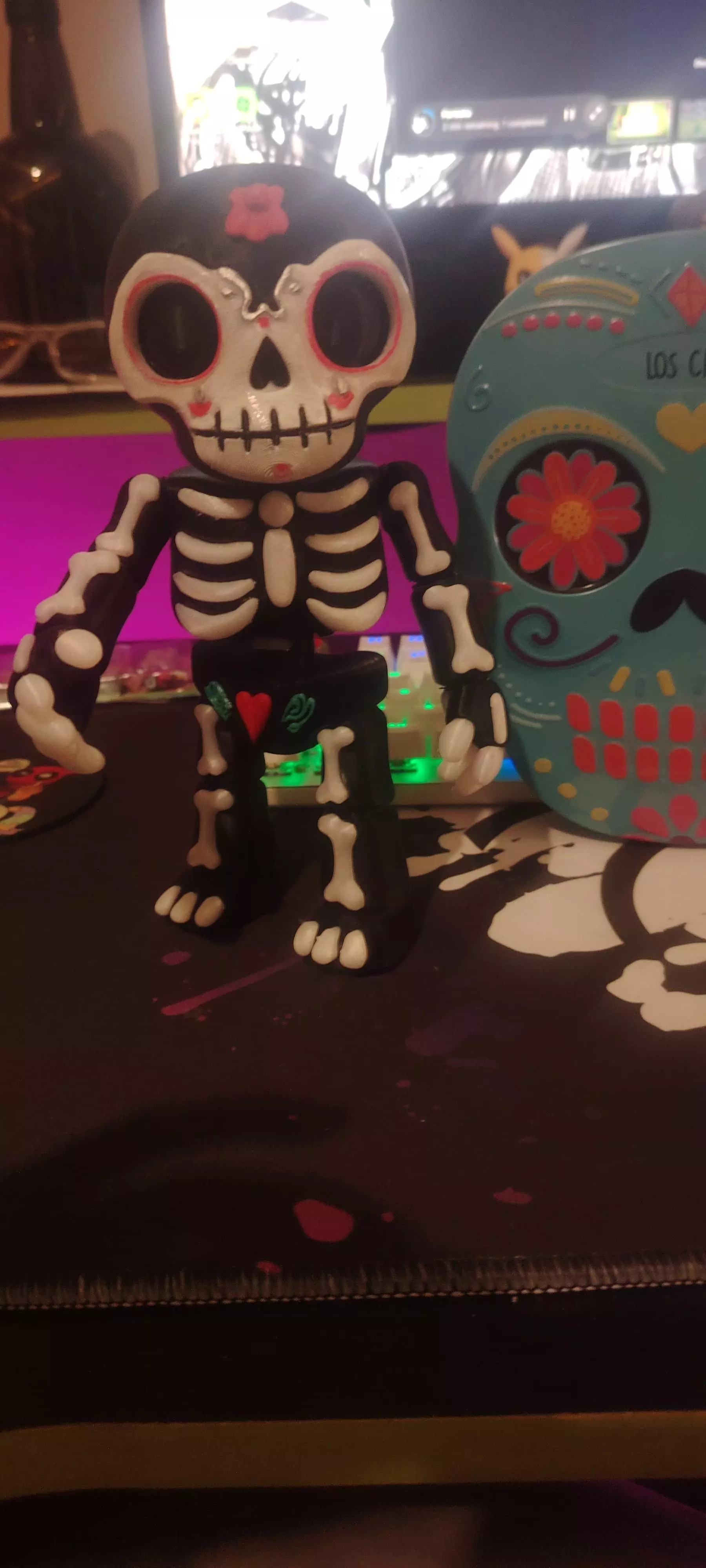 Day of the Dead Puppet no ams and solid model 3D print model_3