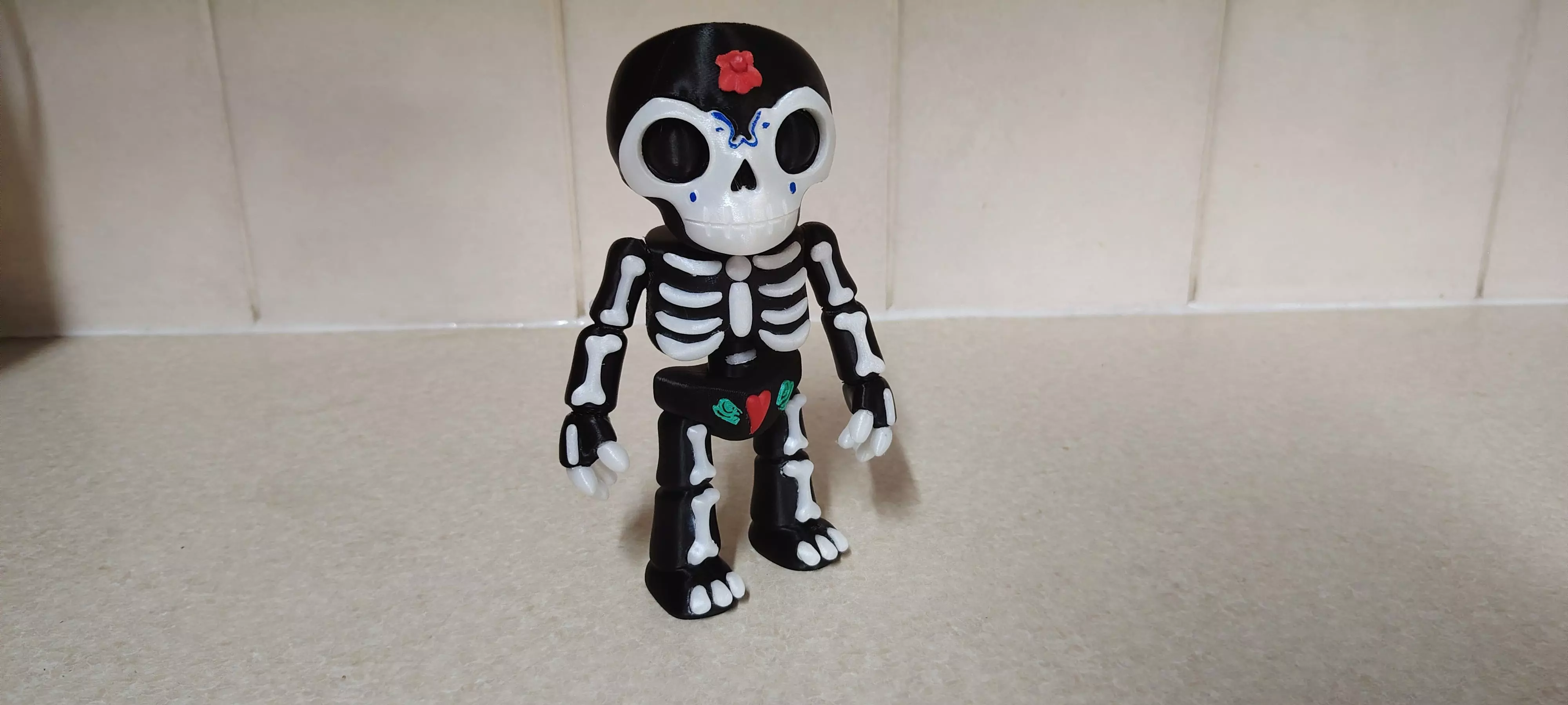 Day of the Dead Puppet no ams and solid model 3D print model_14
