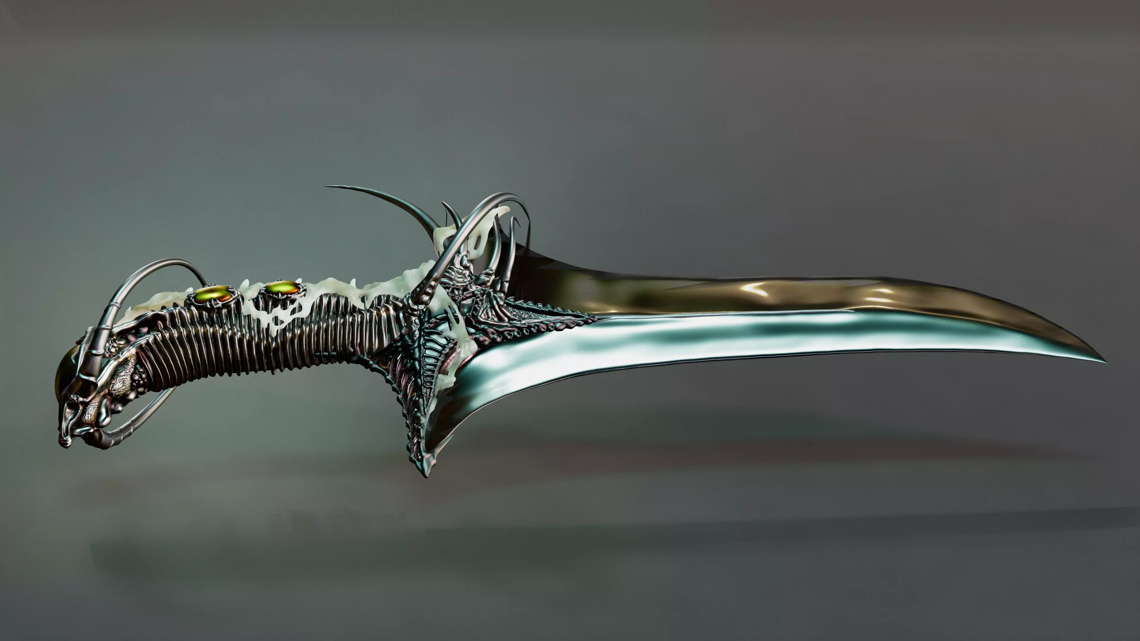 Karambit - Biomech Artifact Weapon 3D model_1