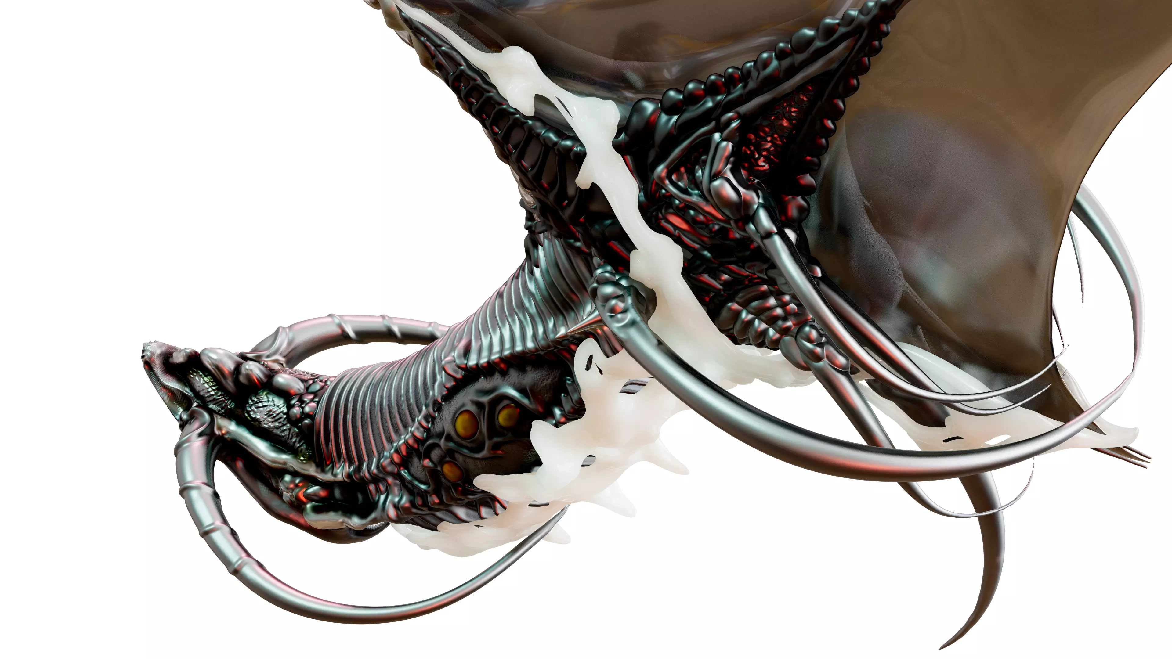 Karambit - Biomech Artifact Weapon 3D model_3