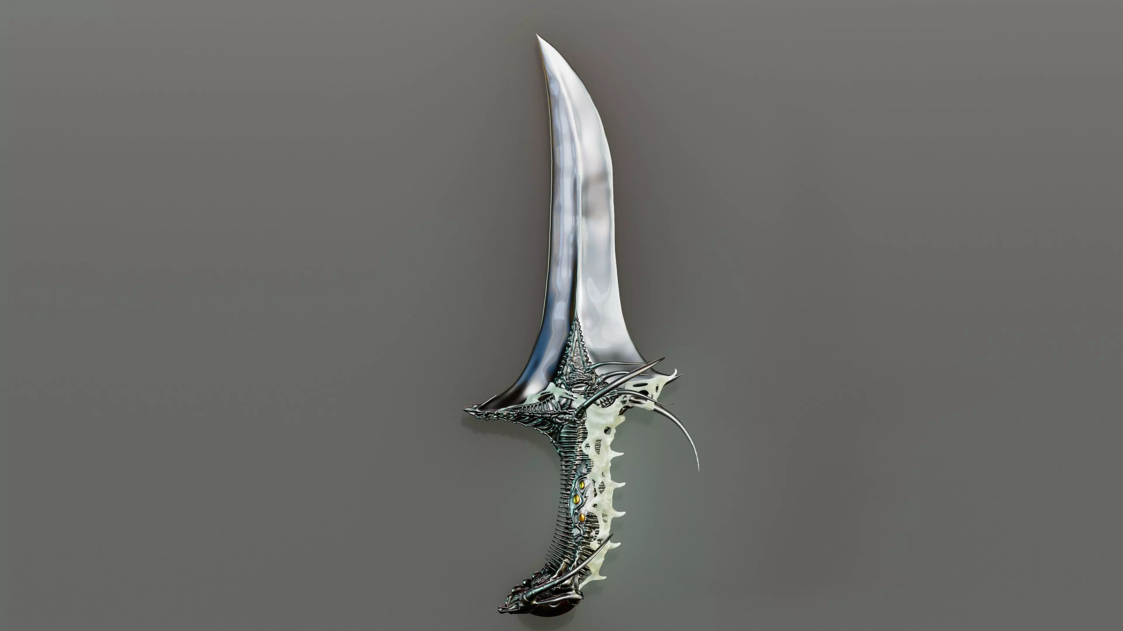 Karambit - Biomech Artifact Weapon 3D model_0