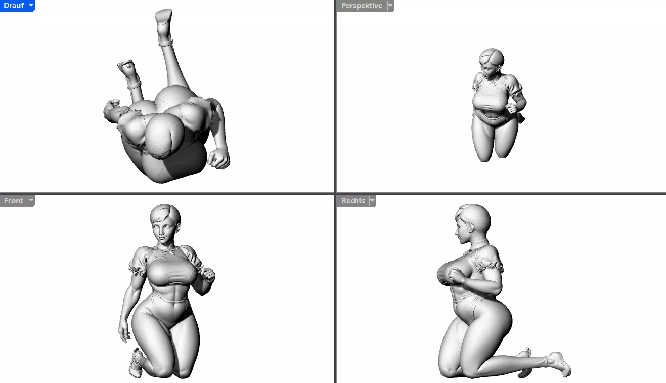 Lady Lady 3D print model_7