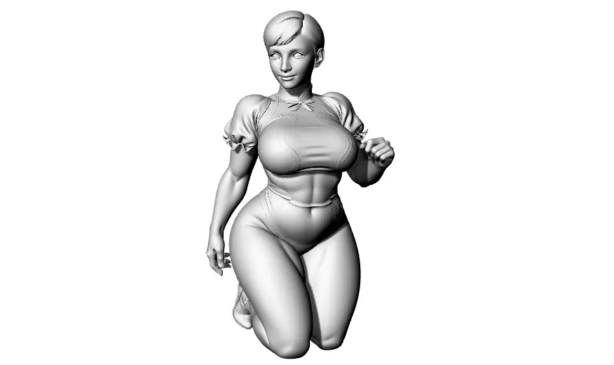 Lady Lady 3D print model_3