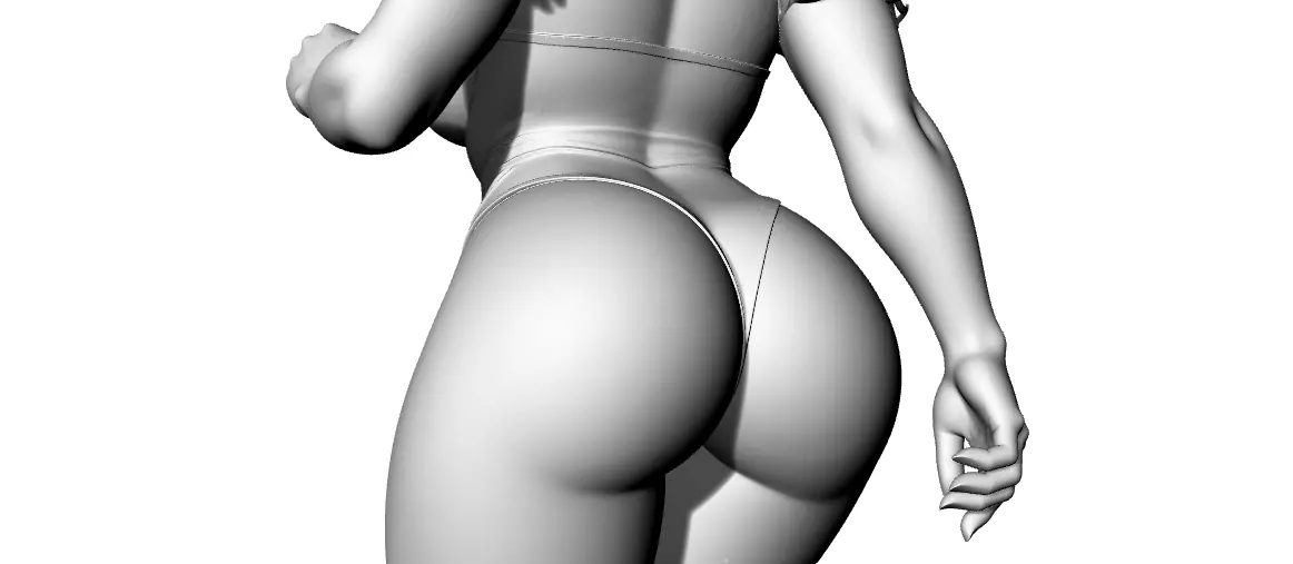 Lady Lady 3D print model_4