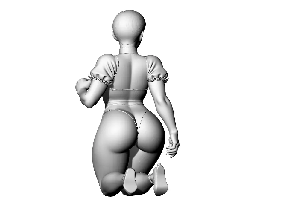 Lady Lady 3D print model_5