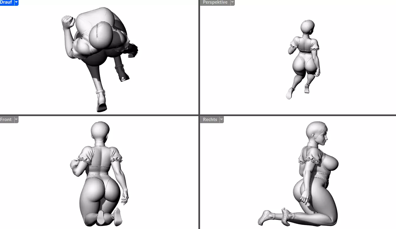 Lady Lady 3D print model_6