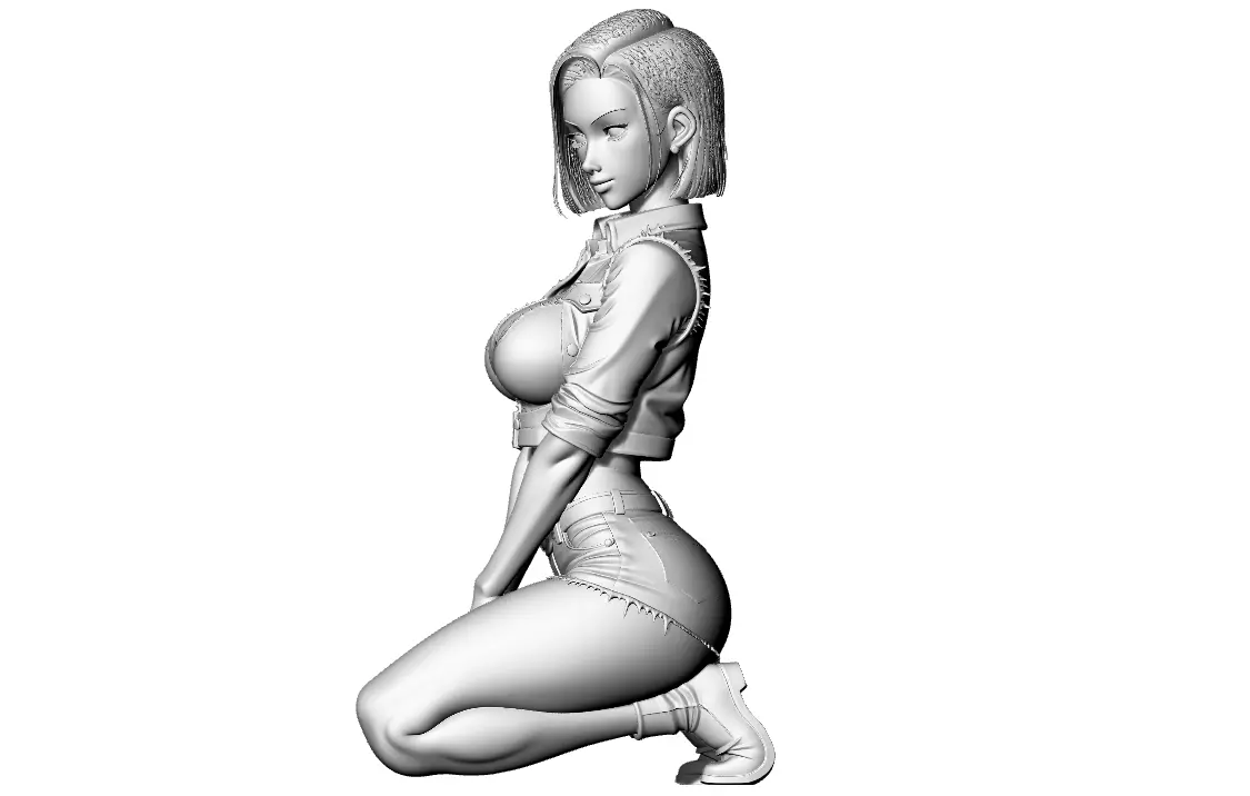 Lady Brav 3D print model_1