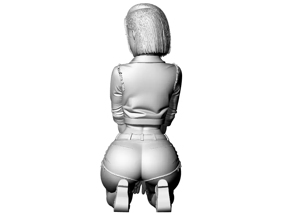 Lady Brav 3D print model_2