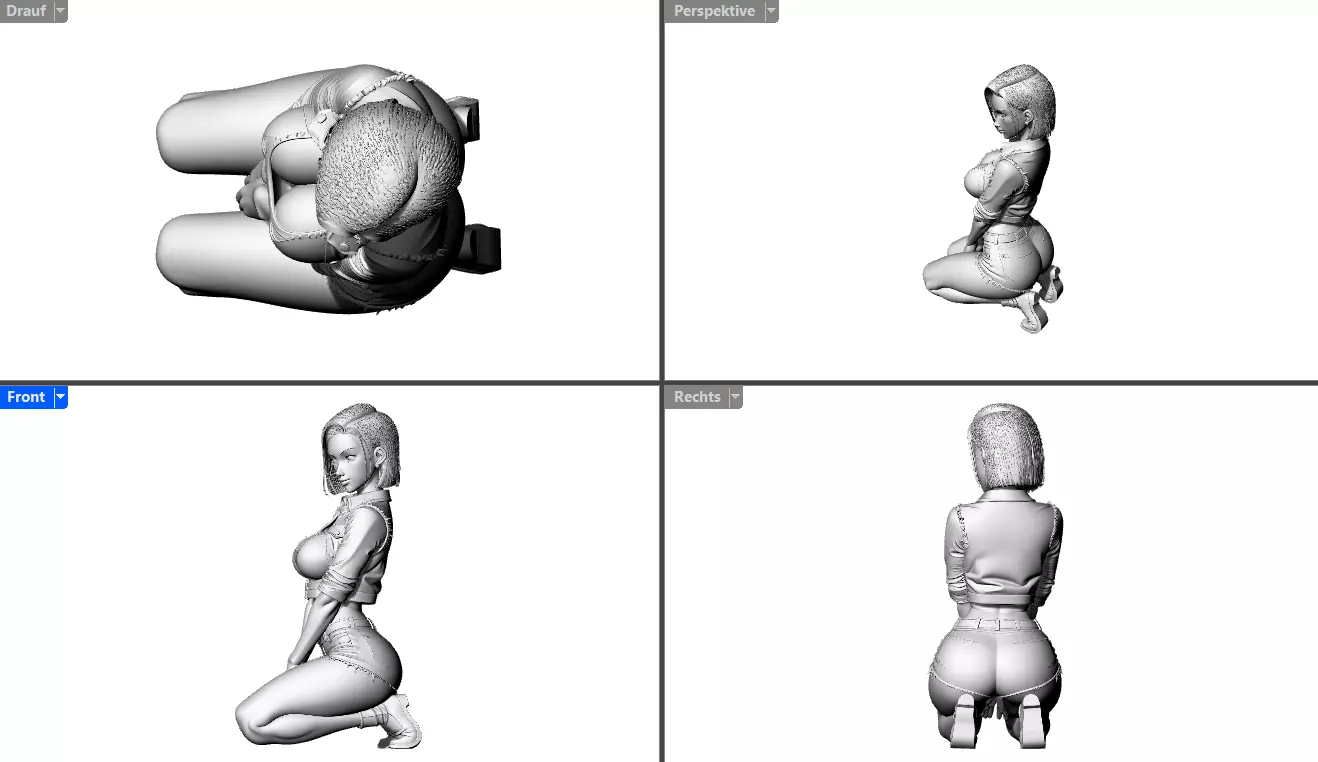 Lady Brav 3D print model_7