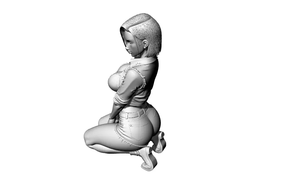 Lady Brav 3D print model_3