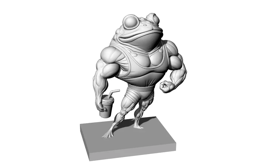 Crazy Frog 3D print model_2