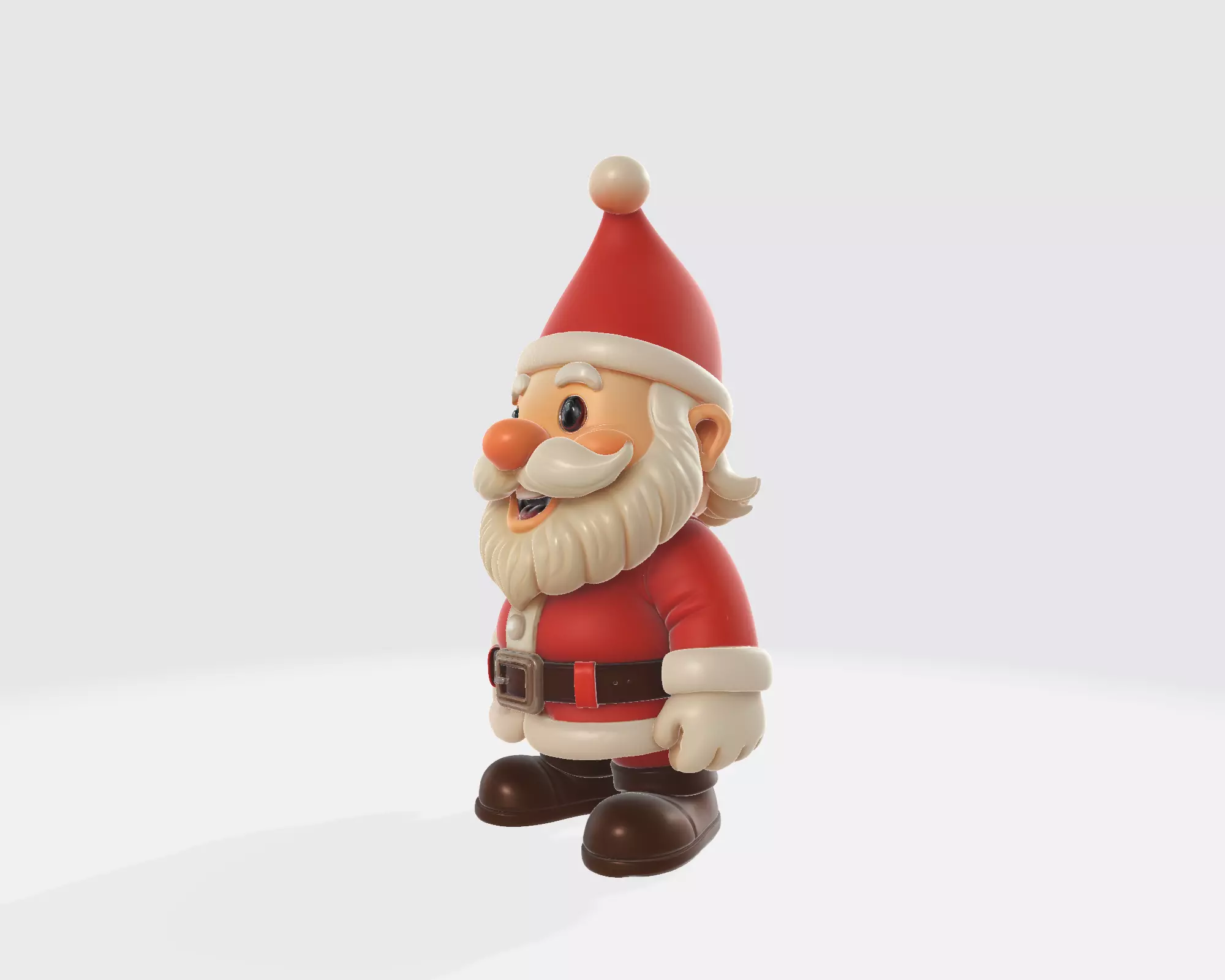 Santa Claus Figurine Christmas Decoration Holiday Ornament 3D print model_6