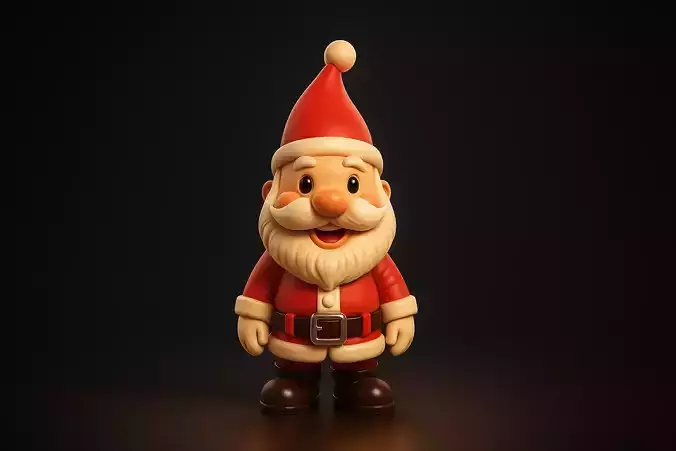 Santa Claus Figurine Christmas Decoration Holiday Ornament 3D print model Santa Claus Figurine Christmas Decoration Holiday Ornament 3D print model