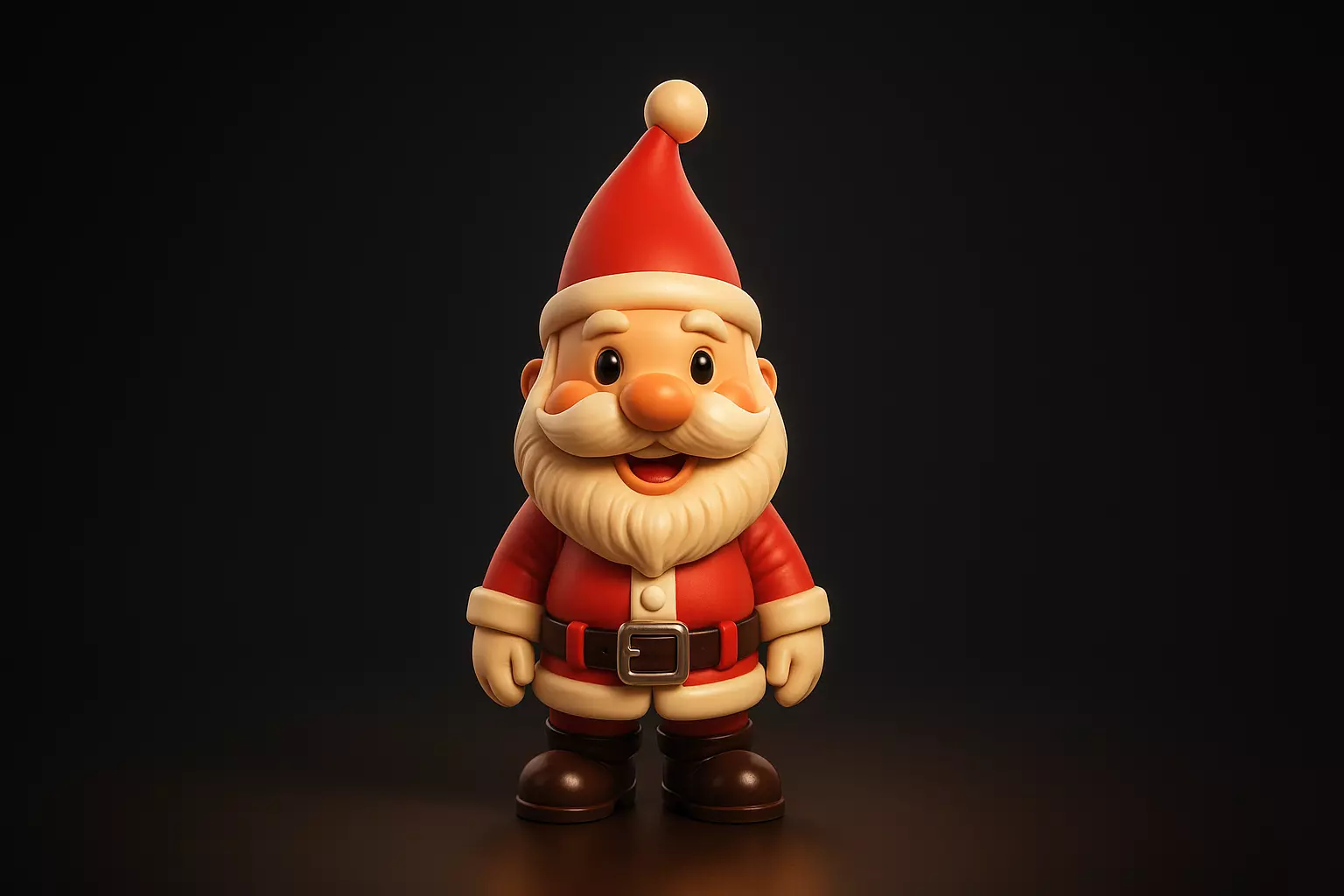 Santa Claus Figurine Christmas Decoration Holiday Ornament 3D print model_0
