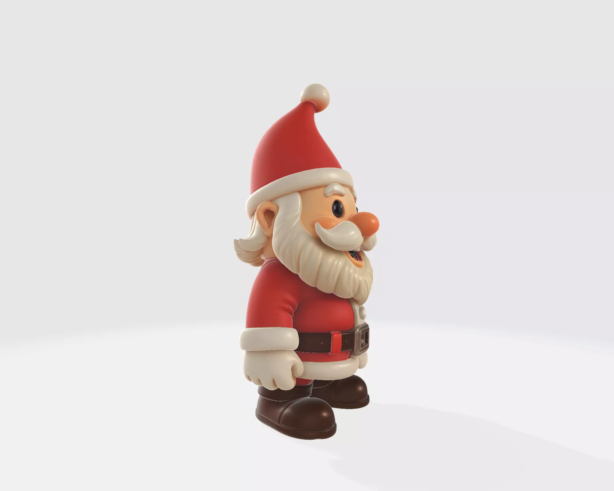 Santa Claus Figurine Christmas Decoration Holiday Ornament 3D print model_8