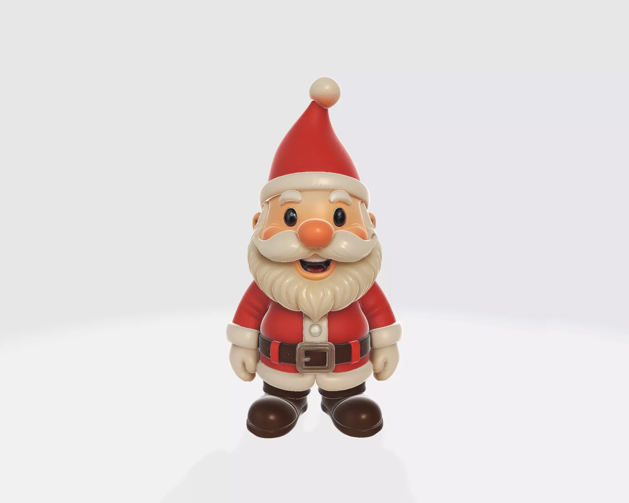 Santa Claus Figurine Christmas Decoration Holiday Ornament 3D print model_5