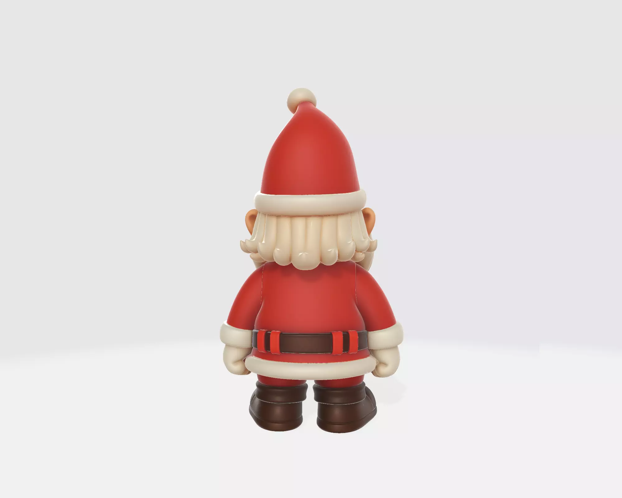 Santa Claus Figurine Christmas Decoration Holiday Ornament 3D print model_7