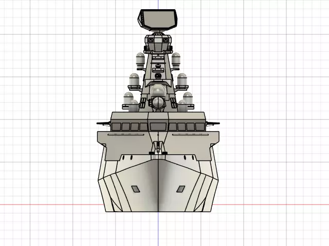 Istanbul-class frigate for Indonesian Navy  3D print model_8