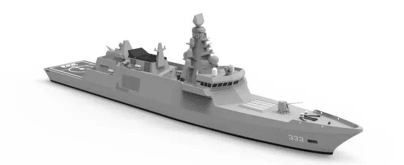 Istanbul-class frigate for Indonesian Navy  3D print model_0