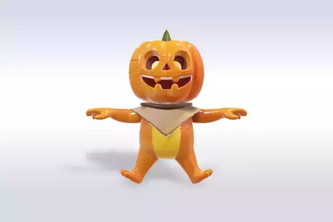 Cheerful Pumpkin Cute Halloween