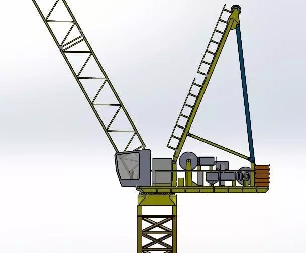 Grua Elevadora Free 3D model