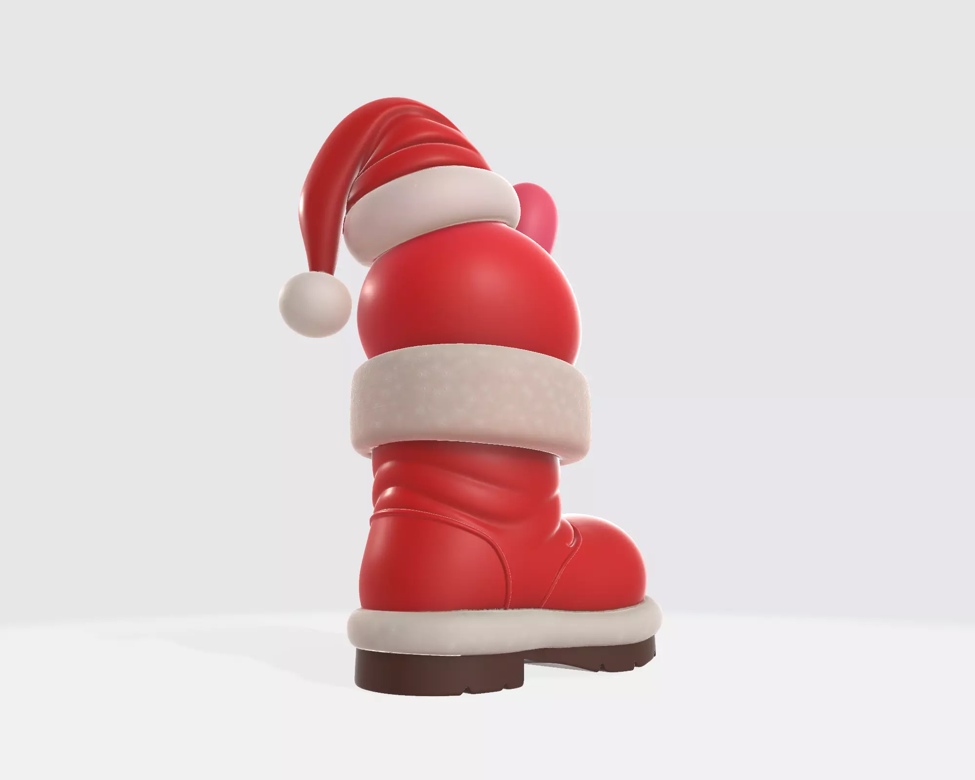 Hello Kitty Christmas Boot Figurine Kawaii Bunny Ornament 3D print model_7