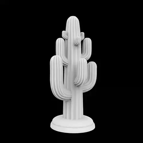 Cactus Spire Headphone Stand 3D Print Model 3D print model