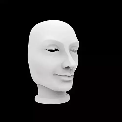 Calm Serenity Mask 3D Print Model