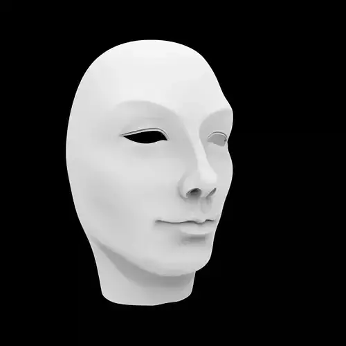 Calm Serenity Mask 3D Print Model