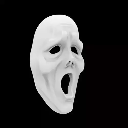 Fearful Scream Mask 3D Print Model