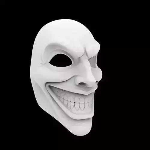 Hypnotic Smile Mask 3D Print Model