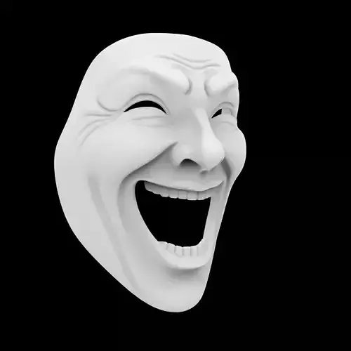 Laughing Mask 3D Print Model