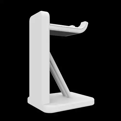 L Shaped Headphone Stand 3D Print Model