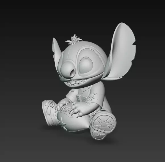 Stitch - Collectable figure 17 American Football 3D print model_3