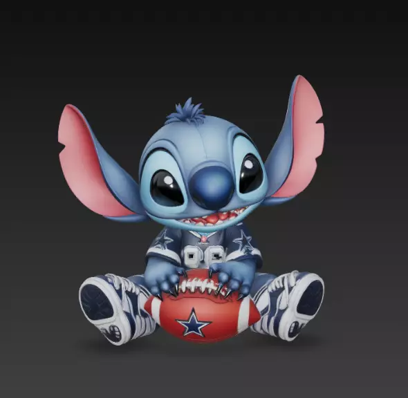 Stitch - Collectable figure 17 American Football 3D print model_0