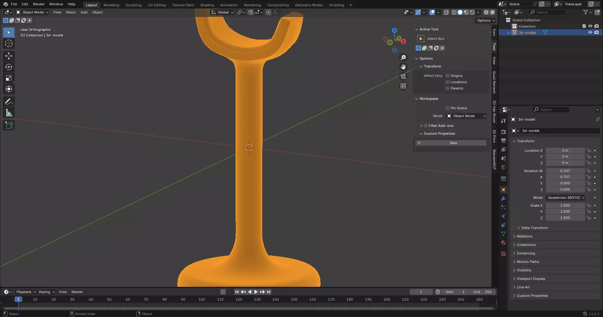 Minimalist Headphone Stand Tower 3D Print Model 3D print model_4