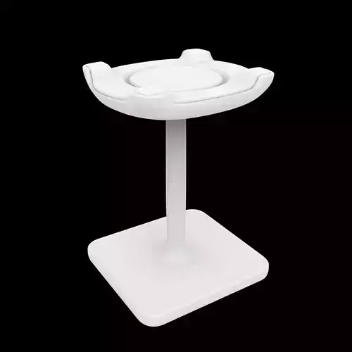 Minimalist Headphone Stand With Base 3D Print Model