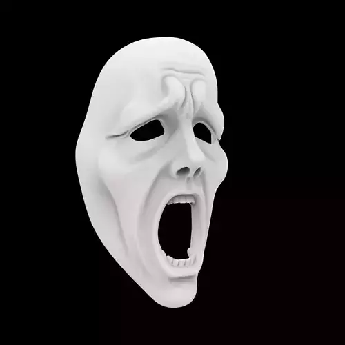 Screaming Mask 3D Print Model