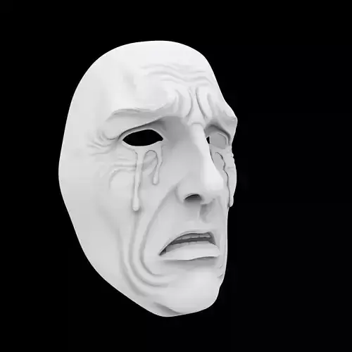 Tearful Mask 3D Print Model